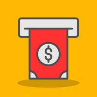 Cash Withdrawal Vector Icon Design