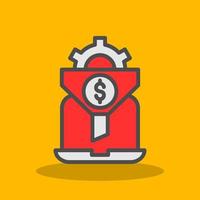 Conversion Rate Optimizer Vector Icon Design