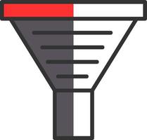 Funnel Vector Icon Design