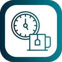 Tea Time Vector Icon Design