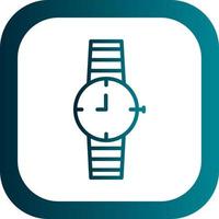 diseño de icono de vector de reloj de pulsera