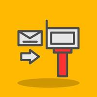 Direct Mail Vector Icon Design