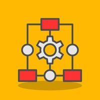 Workflow Process Vector Icon Design