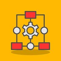 Workflow Process Vector Icon Design