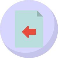 File Import Vector Icon Design