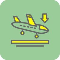 Landing Vector Icon Design