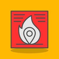 Heat Maps Vector Icon Design