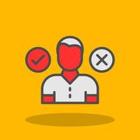 Decision Making Vector Icon Design