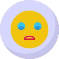 Frown Vector Icon Design