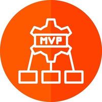 diseño de icono de vector mvp