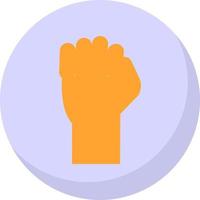 Fist Raised Vector Icon Design