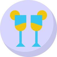 Glass Martini Alt Vector Icon Design