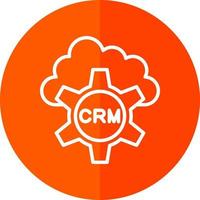 CRM Vector Icon Design