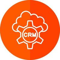 diseño de icono de vector crm