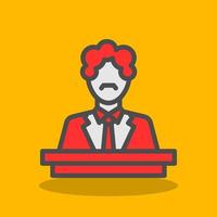 Director Male Vector Icon Design