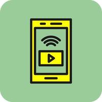 Real Media Vector Icon Design