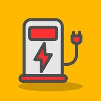 Charging Station Vector Icon Design