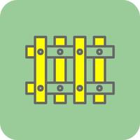 Fence Vector Icon Design