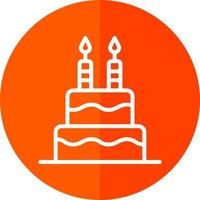 Cake Vector Icon Design