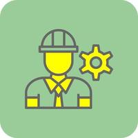 diseño de icono de vector de ingeniero