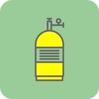 Oxygen Tank Vector Icon Design