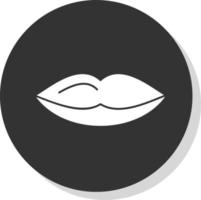 Lips Vector Icon Design