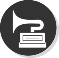 Gramophone Vector Icon Design