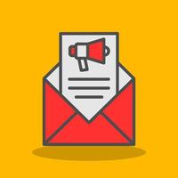 Email Marketing Vector Icon Design