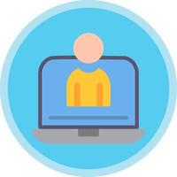 Virtual Assistant Vector Icon Design