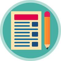 Task List Vector Icon Design