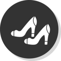 diseño de icono de vector de tacones altos