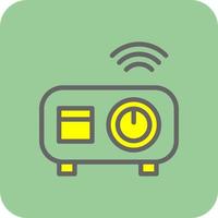 Video Projector Vector Icon Design