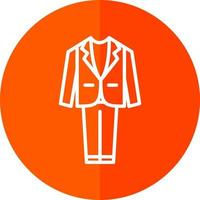 Wedding Men Suit Vector Icon Design