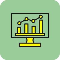 Monitoring Vector Icon Design