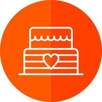 Wedding Cake Vector Icon Design