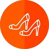 High Heels Vector Icon Design