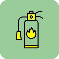 Fire Extinguisher Vector Icon Design