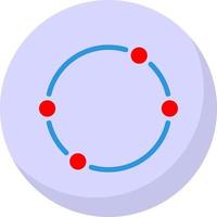 Dot Circle Vector Icon Design
