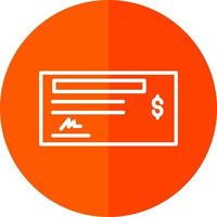 Cheque Vector Icon Design