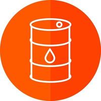 diseño de icono de vector de barril de aceite