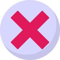 Cross Vector Icon Design