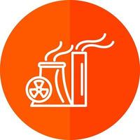 Nuclear Energy Vector Icon Design