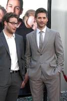 Seth Rogen  Eric Bana arriving at the Funny People  World Premiere at the ArcLight Hollywood Theaters in Los Angeles  CA   on July 20 2009 2008 photo