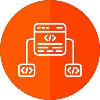 diseño de icono de vector de marco de código