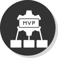 diseño de icono de vector mvp