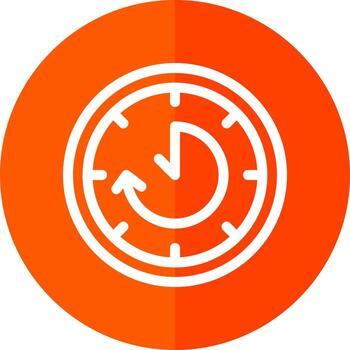 Time Loop Vector Icon Design