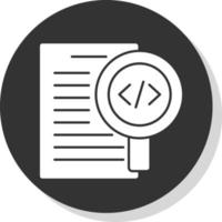 Code Review Vector Icon Design