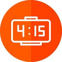 Digital Clock Vector Icon Design