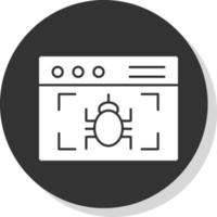 Virus Detection Vector Icon Design