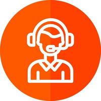 Customer Support Vector Icon Design